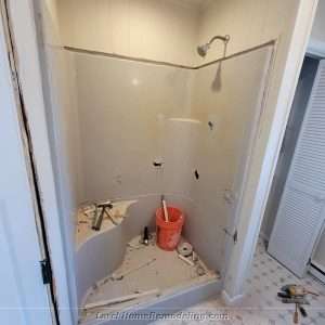 Pine St. hall bathroom. Before