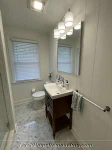 Pine St. hall bathroom. After